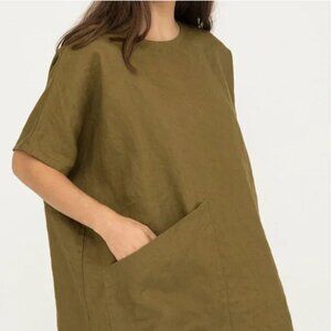 Elizabeth Suzann Harper Tunic In Cotton Twill